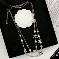 Cheap Chanel Necklaces For Women #1373599 Replica Wholesale [$64.00 USD] [ITEM#1373599] on Replica Chanel Necklaces