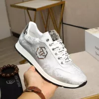 Cheap Philipp Plein PP Casual Shoes For Men #1373642 Replica Wholesale [$80.00 USD] [ITEM#1373642] on Replica Philipp Plein PP Casual Shoes