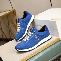 Cheap Philipp Plein PP Casual Shoes For Men #1373644 Replica Wholesale [$80.00 USD] [ITEM#1373644] on Replica Philipp Plein PP Casual Shoes