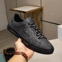 Cheap Philipp Plein PP Casual Shoes For Men #1373649 Replica Wholesale [$80.00 USD] [ITEM#1373649] on Replica Philipp Plein PP Casual Shoes