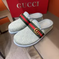 Cheap Gucci Slippers For Men #1373650 Replica Wholesale [$64.00 USD] [ITEM#1373650] on Replica Gucci Slippers