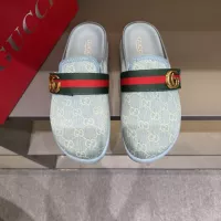 Cheap Gucci Slippers For Men #1373650 Replica Wholesale [$64.00 USD] [ITEM#1373650] on Replica Gucci Slippers