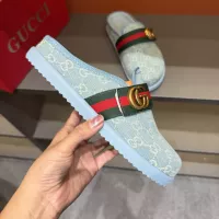 Cheap Gucci Slippers For Men #1373650 Replica Wholesale [$64.00 USD] [ITEM#1373650] on Replica Gucci Slippers