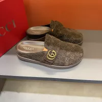 Cheap Gucci Slippers For Men #1373653 Replica Wholesale [$72.00 USD] [ITEM#1373653] on Replica Gucci Slippers
