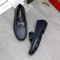 Cheap Salvatore Ferragamo Leather Shoes For Men #1373657 Replica Wholesale [$82.00 USD] [ITEM#1373657] on Replica Salvatore Ferragamo Leather Shoes