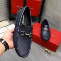 Cheap Salvatore Ferragamo Leather Shoes For Men #1373657 Replica Wholesale [$82.00 USD] [ITEM#1373657] on Replica Salvatore Ferragamo Leather Shoes