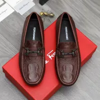 Cheap Salvatore Ferragamo Leather Shoes For Men #1373660 Replica Wholesale [$82.00 USD] [ITEM#1373660] on Replica Salvatore Ferragamo Leather Shoes