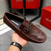 Cheap Salvatore Ferragamo Leather Shoes For Men #1373660 Replica Wholesale [$82.00 USD] [ITEM#1373660] on Replica Salvatore Ferragamo Leather Shoes