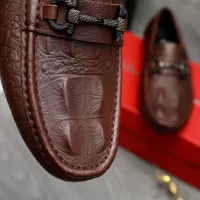Cheap Salvatore Ferragamo Leather Shoes For Men #1373660 Replica Wholesale [$82.00 USD] [ITEM#1373660] on Replica Salvatore Ferragamo Leather Shoes