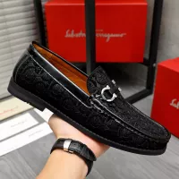 Cheap Salvatore Ferragamo Leather Shoes For Men #1373662 Replica Wholesale [$80.00 USD] [ITEM#1373662] on Replica Salvatore Ferragamo Leather Shoes