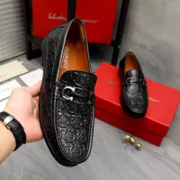 Cheap Salvatore Ferragamo Leather Shoes For Men #1373663 Replica Wholesale [$80.00 USD] [ITEM#1373663] on Replica Salvatore Ferragamo Leather Shoes