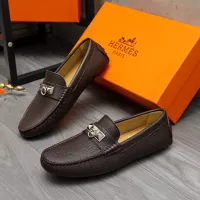 Cheap Hermes Leather Shoes For Men #1373667 Replica Wholesale [$82.00 USD] [ITEM#1373667] on Replica Hermes Leather Shoes