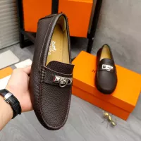 Cheap Hermes Leather Shoes For Men #1373667 Replica Wholesale [$82.00 USD] [ITEM#1373667] on Replica Hermes Leather Shoes