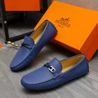 Cheap Hermes Leather Shoes For Men #1373669 Replica Wholesale [$82.00 USD] [ITEM#1373669] on Replica Hermes Leather Shoes