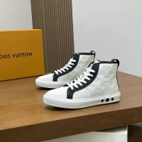 Cheap Louis Vuitton High Tops Shoes For Men #1373690 Replica Wholesale [$140.00 USD] [ITEM#1373690] on Replica Louis Vuitton High Tops Shoes