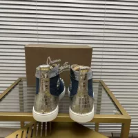 Cheap Christian Louboutin High Top Shoes For Women #1373703 Replica Wholesale [$98.00 USD] [ITEM#1373703] on Replica Christian Louboutin High Top Shoes