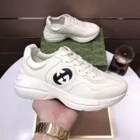Cheap Gucci Casual Shoes For Men #1373724 Replica Wholesale [$102.00 USD] [ITEM#1373724] on Replica Gucci Casual Shoes