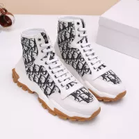 Cheap Christian Dior High Top Shoes For Men #1373742 Replica Wholesale [$82.00 USD] [ITEM#1373742] on Replica Christian Dior High Top Shoes