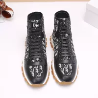 Cheap Christian Dior High Top Shoes For Men #1373743 Replica Wholesale [$82.00 USD] [ITEM#1373743] on Replica Christian Dior High Top Shoes