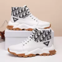 Cheap Christian Dior High Top Shoes For Men #1373744 Replica Wholesale [$85.00 USD] [ITEM#1373744] on Replica Christian Dior High Top Shoes