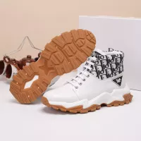 Cheap Christian Dior High Top Shoes For Men #1373744 Replica Wholesale [$85.00 USD] [ITEM#1373744] on Replica Christian Dior High Top Shoes