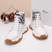 Cheap Christian Dior High Top Shoes For Men #1373744 Replica Wholesale [$85.00 USD] [ITEM#1373744] on Replica Christian Dior High Top Shoes