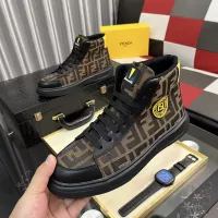 Cheap Fendi High Tops Casual Shoes For Men #1373747 Replica Wholesale [$82.00 USD] [ITEM#1373747] on Replica Fendi High Tops Casual Shoes