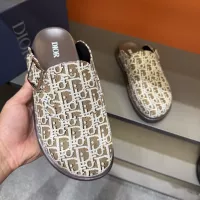 Cheap Christian Dior Slippers For Men #1373751 Replica Wholesale [$64.00 USD] [ITEM#1373751] on Replica Christian Dior Slippers