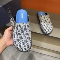 Cheap Christian Dior Slippers For Men #1373753 Replica Wholesale [$64.00 USD] [ITEM#1373753] on Replica Christian Dior Slippers