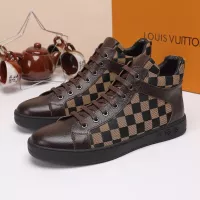 Cheap Louis Vuitton High Tops Shoes For Men #1373758 Replica Wholesale [$80.00 USD] [ITEM#1373758] on Replica Louis Vuitton High Tops Shoes