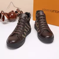 Cheap Louis Vuitton High Tops Shoes For Men #1373758 Replica Wholesale [$80.00 USD] [ITEM#1373758] on Replica Louis Vuitton High Tops Shoes