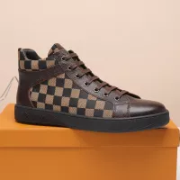 Cheap Louis Vuitton High Tops Shoes For Men #1373758 Replica Wholesale [$80.00 USD] [ITEM#1373758] on Replica Louis Vuitton High Tops Shoes