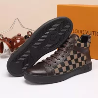 Cheap Louis Vuitton High Tops Shoes For Men #1373758 Replica Wholesale [$80.00 USD] [ITEM#1373758] on Replica Louis Vuitton High Tops Shoes