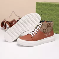 Cheap Gucci High Tops Shoes For Men #1373760 Replica Wholesale [$80.00 USD] [ITEM#1373760] on Replica Gucci High Tops Shoes