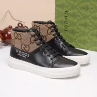 Cheap Gucci High Tops Shoes For Men #1373761 Replica Wholesale [$80.00 USD] [ITEM#1373761] on Replica Gucci High Tops Shoes