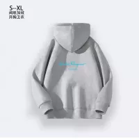 Cheap Salvatore Ferragamo Hoodies Long Sleeved For Men #1373878 Replica Wholesale [$40.00 USD] [ITEM#1373878] on Replica Salvatore Ferragamo Hoodies