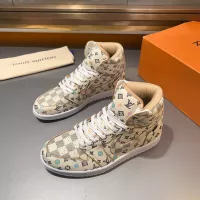Cheap Louis Vuitton High Tops Shoes For Men #1373887 Replica Wholesale [$150.00 USD] [ITEM#1373887] on Replica Louis Vuitton High Tops Shoes