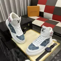 Cheap Louis Vuitton High Tops Shoes For Men #1374009 Replica Wholesale [$82.00 USD] [ITEM#1374009] on Replica Louis Vuitton High Tops Shoes