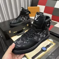 Cheap Louis Vuitton High Tops Shoes For Men #1374010 Replica Wholesale [$82.00 USD] [ITEM#1374010] on Replica Louis Vuitton High Tops Shoes