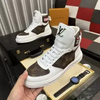 Cheap Louis Vuitton High Tops Shoes For Men #1374011 Replica Wholesale [$82.00 USD] [ITEM#1374011] on Replica Louis Vuitton High Tops Shoes