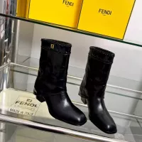 Cheap Fendi Fashion Boots For Women #1374041 Replica Wholesale [$145.00 USD] [ITEM#1374041] on Replica Fendi Fashion Boots