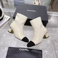 Cheap Chanel Boots For Women #1374049 Replica Wholesale [$125.00 USD] [ITEM#1374049] on Replica Chanel Boots