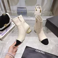 Cheap Chanel Boots For Women #1374049 Replica Wholesale [$125.00 USD] [ITEM#1374049] on Replica Chanel Boots