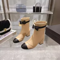 Cheap Chanel Boots For Women #1374052 Replica Wholesale [$125.00 USD] [ITEM#1374052] on Replica Chanel Boots