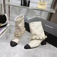 Cheap Chanel Boots For Women #1374056 Replica Wholesale [$140.00 USD] [ITEM#1374056] on Replica Chanel Boots
