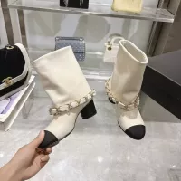 Cheap Chanel Boots For Women #1374056 Replica Wholesale [$140.00 USD] [ITEM#1374056] on Replica Chanel Boots