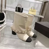 Cheap Chanel Boots For Women #1374056 Replica Wholesale [$140.00 USD] [ITEM#1374056] on Replica Chanel Boots