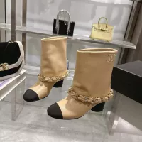 Cheap Chanel Boots For Women #1374057 Replica Wholesale [$140.00 USD] [ITEM#1374057] on Replica Chanel Boots