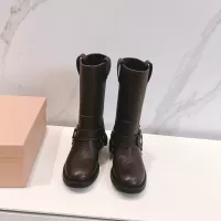 Cheap MIU MIU Boots For Women #1374067 Replica Wholesale [$145.00 USD] [ITEM#1374067] on Replica MIU MIU Boots