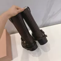 Cheap MIU MIU Boots For Women #1374067 Replica Wholesale [$145.00 USD] [ITEM#1374067] on Replica MIU MIU Boots